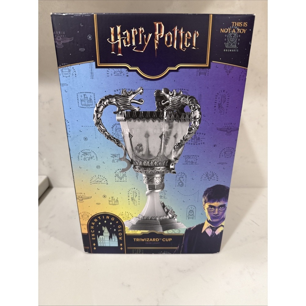 Harry Potter Triwizard Cup Desk Light Battery Operated Light 13" MIB UKONIC